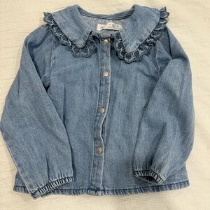 Zara denim shirt